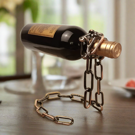 Chain Wine Bottle Holder Classy Wine Display